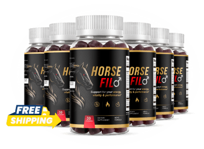 HorseFil six-bottle pack, the recommended 180-day supply of the daily supplement